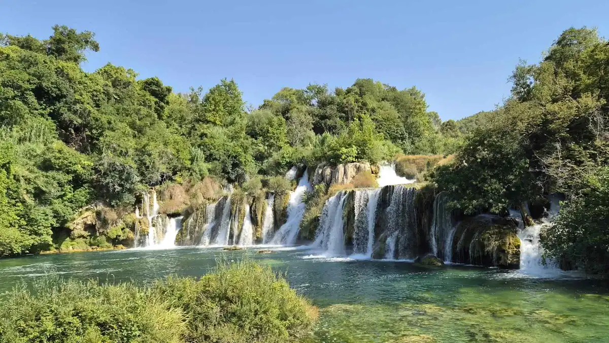 Guided Krka afternoon tour from Zadar crossing to the falls